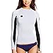 Roxy Junior's XY Long Sleeve Rash Guard, White, 6