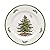 Spode Christmas Tree Melamine Dinner Plate (Set of 4) - 11 Inch Shatterproof Serving Plate for Holiday Meals, Holiday Party - Festive Tableware for Indoor & Outdoor Use, Dishwasher Safe Dinnerware