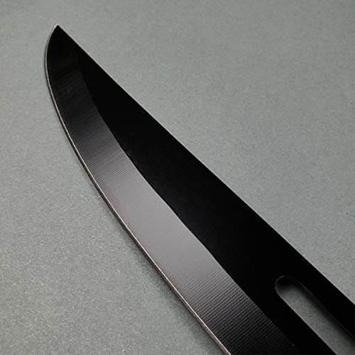2 PCS Tactical Machetes, Tactical Fixed Blade Survival Katana Sword Set. for Camping, Collections, Gifts, Survival Tool Gear (Black-A) - Thumbnail 6