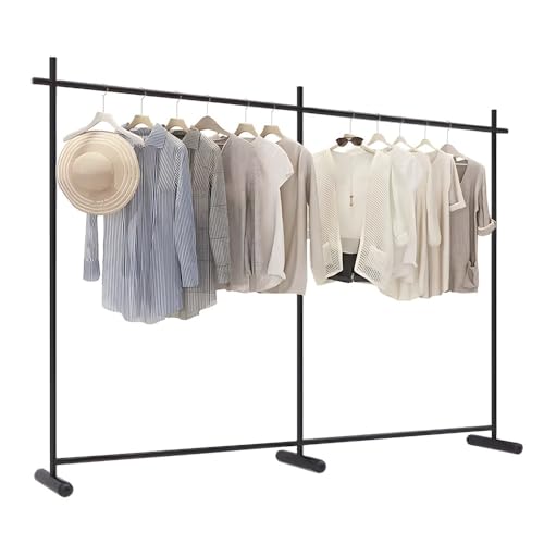 Barre à vêtements murale industrielle en tuyaux pour penderie de chambre