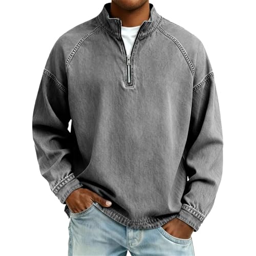 Pull vintage zippé homme pour vos sorties décontractées