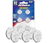 Powermax ACDelco 6-Count CR2025 Batteries, Lithium 3V Coin Cell Button Battery Pack for Watch and Small Electronics, 5 Year Shelf Life