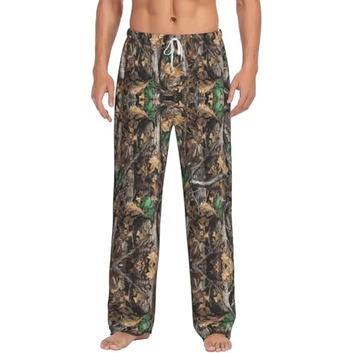 Pantalon de pyjama léger Cold Tree motif camouflage pour homme