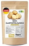 🌸 Unsere Kartoffelfasern sind zu 100% aus natürlichen Kartoffeln und bieten einen natürlichen Ballaststoffgehalt. Bitte nicht mit Kartoffelmehl (Kartoffelstärke) verwechseln!