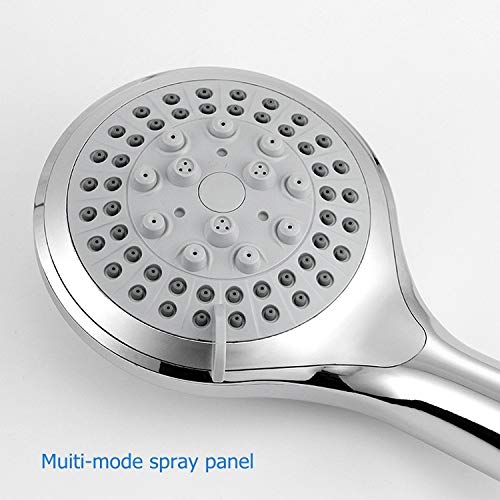 Pommeau de douche anti gaspillage d'eau 5 modes grand panneau standard G1/2