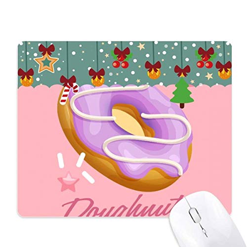 Tapis de souris en jeu beignet pour un bureau confortable à Noël