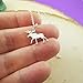 Moose Necklace – Sterling Silver Charm on 18