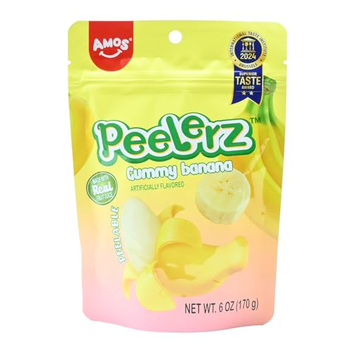 Amos Peelerz Gummy Bananas 6 oz. Bag