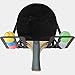 Soporte palas ping pong / tenis de mesa (100% Acero) (Negro)