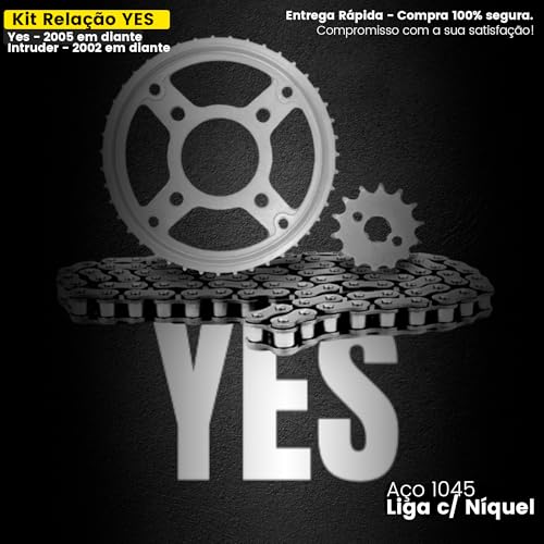 Kit Transmissão Para Motocicletas Intruder E Yes 125 2005