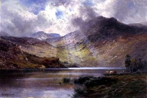 Affiche Alfred De Breanski Ben Lomond poster toile pour décorer un grand mur