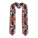 Utilisation polyvalente : cette étole commémorative patriotique des soldats militaires américains est un cadeau pour marquer l'étape spéciale de l'obtention d'un diplôme. C'est pour votre famille, fils, filles, amis et frères et sœurs lorsqu'ils célèbrent leurs réalisations.