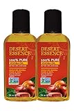 Desert Essence 100% Pure Jojoba Oil - 2 Fl Oz - Pack of 2 - Haircare & Skincare Essential Oil - All...