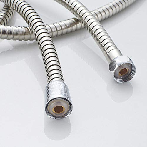 Manguera de ducha de acero inoxidable universal de 1.5m cromada 6