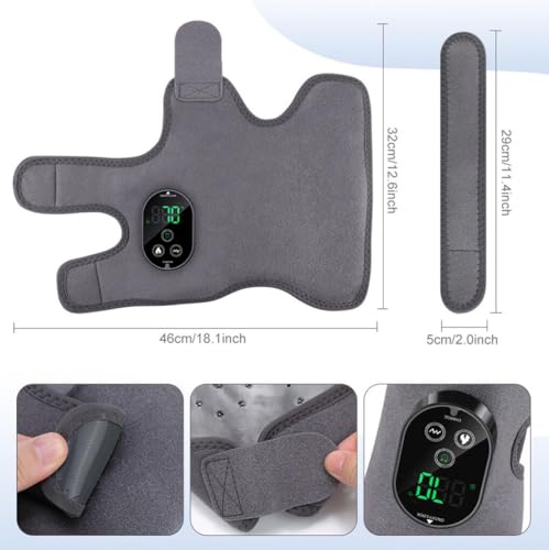 Masajeador de pies portátil inalámbrico con calefacción, 6 niveles de calor y 3 modos de vibración, batería de 3000 mAh, ideal para tobillo y equilibrio miniatura 7