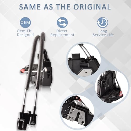 Image of Rear Left Door Lock Actuator Assembly Compatible for 2014-2018 Kia Forte Door Latch Actuator, Replace# 81410-A7010 81410A7010