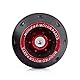 aqxreight - Slider Crash Protecter, CNC Aluminium Vorderradgabel Rad Rahmenschleifer Motorrad Absturzsicherung Roller Moped(rot)