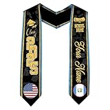 Personalized Guatemalan Graduation Sash, Guatemalan Stole Graduation 2025, Custom Guatemalan American Flag Graduation Sash 2025, Guatemala Stole Class of 2025, Guatemala Graduation Sash /2