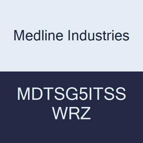 Medline MDTSG5ITSSWRZ Mother's IV Gown, 49" Length, 7.5" in Sleeve, 71" Sweep of Gown or Robe, Universal, Swirl Print (Pack of 12)