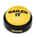 Funny buttons The Official Nailed it Button Toy ｜Large & Loud ｜Portable Hype Man