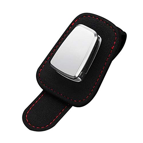 oshhni Óculos de Sol, óculos, Porta-óculos para Suporte para Viseira de Carro - Preto