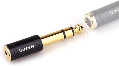 Miniatura 8 de NANYI adaptador para auriculares estéreo de 14 pulgadas a 18 pulgadas