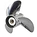 Boatman OEM 13 1/4x17 Stainless Steel Propeller for Honda Outboard 70-130HP,15 Spline,RH