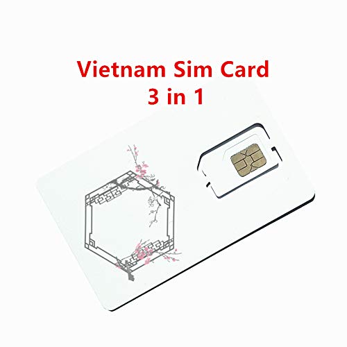 Vietnam SIM Card Prepaid Travel 30 Days 4GB 3G Daily Unlimited Voice