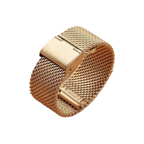 Bracelet montre maille milanaise acier inoxydable 18mm 20mm 22mm 24mm pour Omega