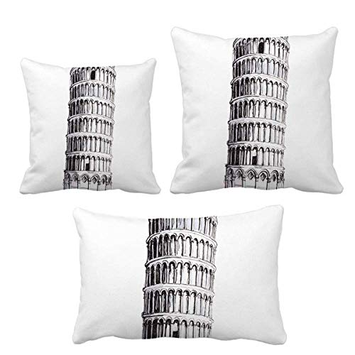 Housse de coussin Michigan Tour de Pizza avec finitions de qualité