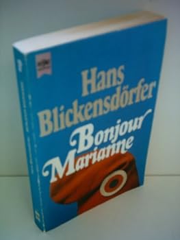 Perfect Paperback Bonjour Marianne. [German] Book