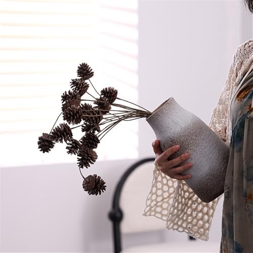 Vase céramique salon fini les bouquets instables avec le col irrégulier - 6