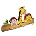 Fantasy Fields - Sunny Safari Animals Thematic Kids Wooden Wall Hooks | Imagination Inspiring Hand Painted Details | Non-Toxic, Lead Free Water-based Paint
