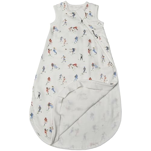 Image of Loulou Lollipop Lightweight Muslin Wearable Baby Blanket Sleeping Bag, Unisex Infant Toddler, 0.5 TOG, 2-Way Zipper Sleepsack