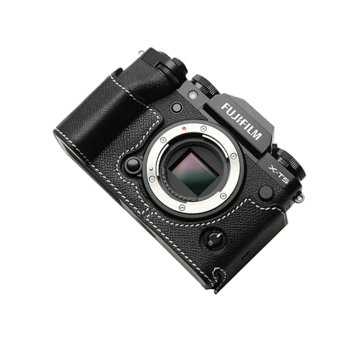 FUJIFIFILM X-T5�p �{�f�B�[�n�[�t�P�[�X �{�f�B�P�[�X �o�b�e���[�̌����ł� �O�r�l�W���t�� �J�����P�[�X (A-�u���b�N(�z���C�g))