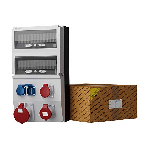 Doktorvolt Stromverteiler Baustromverteiler Wandverteiler Steckdosenverteiler eXT 63A 32A 16A 2x230V 2360