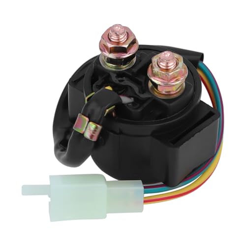 Image of Starter Solenoid Relay, Compatible with 4-Stroke GY6 Engine 50cc 70 cc 90cc 110 cc 125cc 150 cc 200cc 250 cc ATV Dirt Bikes Scooters Go Karts Pit Bikes for Roketa, Sunl, Coolster, Taotao, SSR