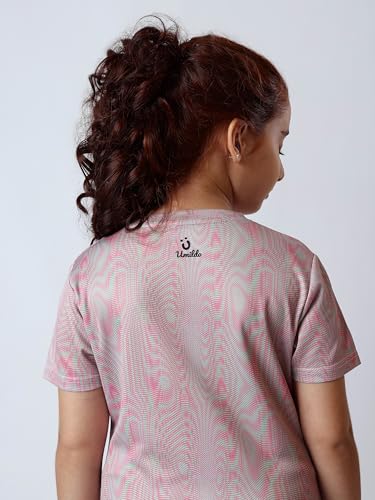Image of Girl's Active Sports Wear Solid Short Sleeve Running Workout Tshirts Athletic Tops Lightweight Quick Dry Training Yoga Round Neck Tshirt (4 to 14 YRS)