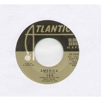 YES - AMERICA - 7 inch vinyl / 45