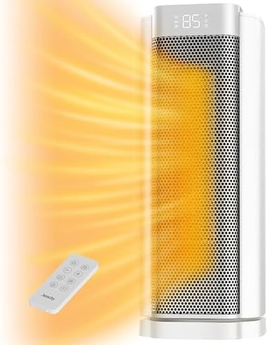 3rd-Gen AEOCKY Space Heater with AI Thermostat, 1500W PTC Electric Heaters for Indoor Use With Remote, 70° Oscillation, Utmost Silence, Safe Portable for Office, Bedroom, Room, Home (White) 3rd-Gen AEOCKY Space Heater with AI Thermostat, 1500W PTC Electric Heaters for Indoor Use With Remote, 70° Oscillation, Utmost Silence, Safe Portable for Office, Bedroom, Room, Home (White)