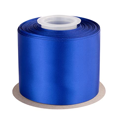 Double Faced Satin Ribbon, 75mm X 22M, Solid Polyester Craft Ribbon, Perfect for Gift Wrapping Crafts