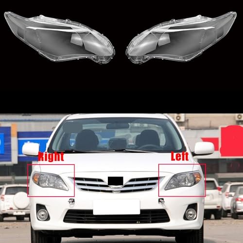Lentille de phare pour Corolla 2011-2013 coque plastique transparent