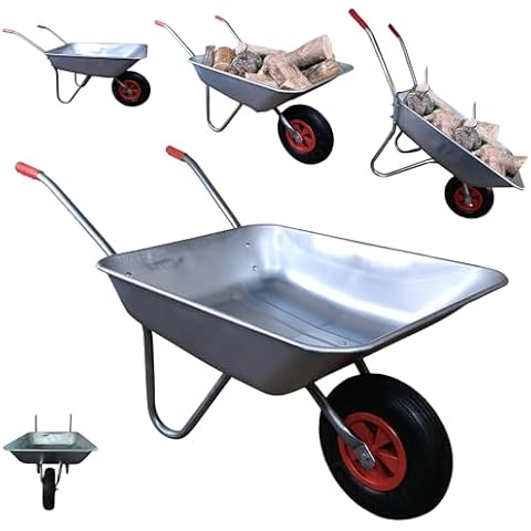 Samuel ALEXANDER 65L Galvanised Garden Trolley Cover