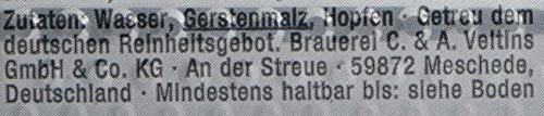 V+ Energy Biermischgetränk, EINWEG (24 x 0.5 l Dose) & VELTINS Pilsener, EINWEG (24 x 0.5 l Dose)