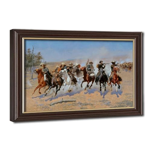 Impression Toile A Dash for The Timber Remington Cadre Suspendu