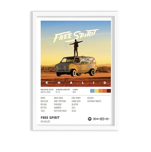 Image of Khalid Music Poster 13x19 Inch Unframed | 300 GSM Matte Board Paper with Peel & Stick Tape Included | R&B Singer Wall Art | Posters for Wall | Home Decor | Wall Decor Items | Room Decoration Items