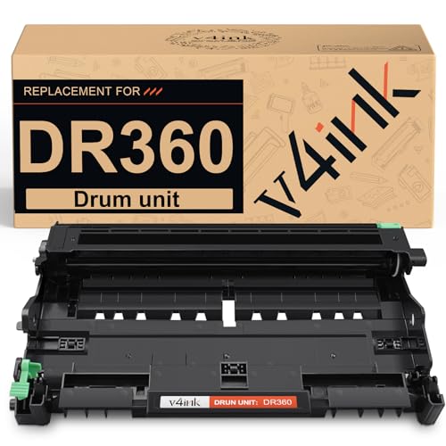 v4ink Compatible Drum Replacement for Brother DR360 (1-Pack) Work with DCP7030 DCP7040 DCP7045 HL2120 HL2140 HL2150 HL2170 MFC7320 MFC7340 MFC7345 MFC7440 MFC7445 MFC7450 MFC7840 Printer (Not Toner)