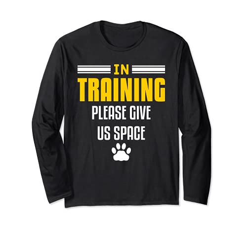 Funny Pet Animal Dogs Training Quote For A Dog Trainer Long Sleeve T-Shirt, Black