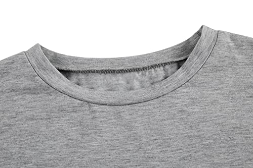Image of Imily Bela Girls Cap Sleeve Summer Tops Casual Crewneck Loose Tshirts with Pocket