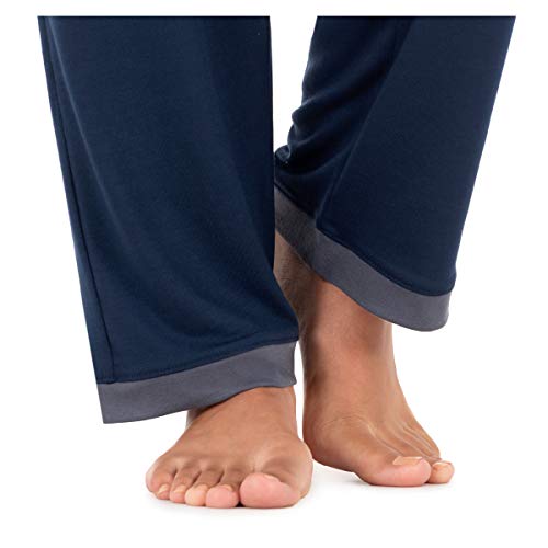 Image of Fruit of the Loom womens Short Sleeve Tee and Pant 2 Piece Sleep Set